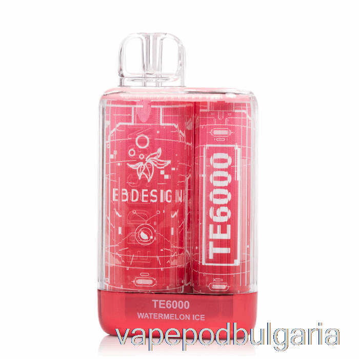 Vape 10000 Дръпки Eb Te6000 Disposable Watermelon Ice